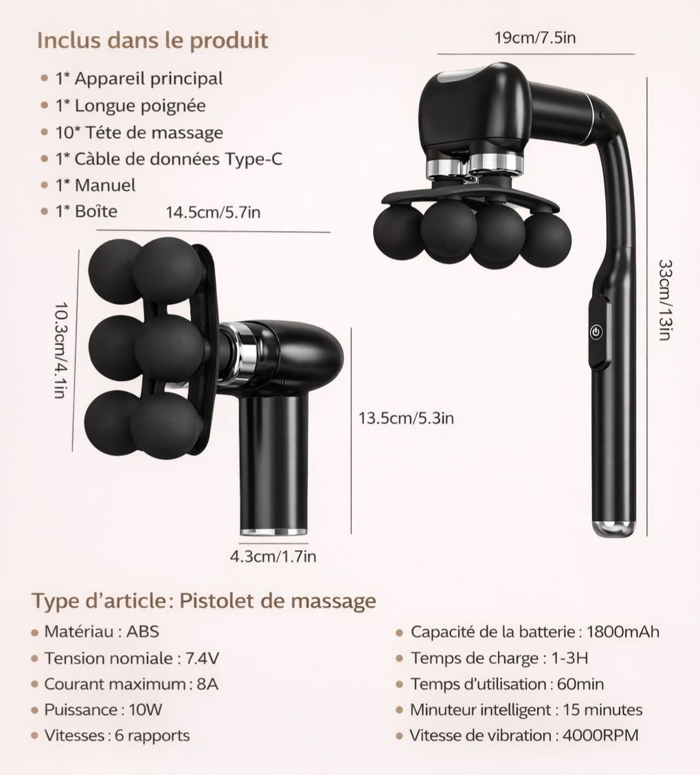 Masseur et relaxeur LUXORA ZEN.X6