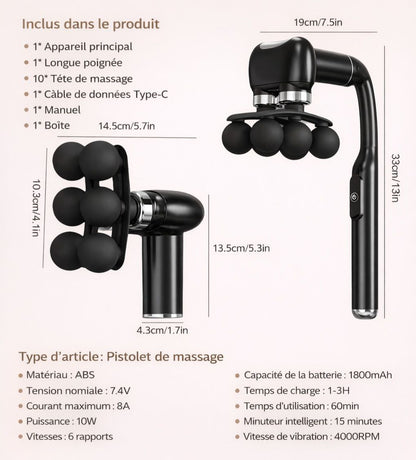 Masseur et relaxeur LUXORA ZEN.X6